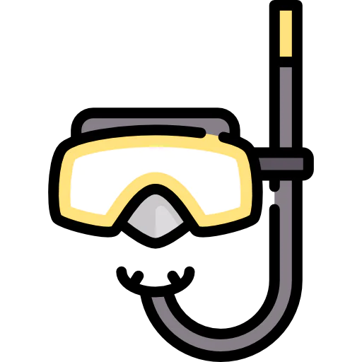 Diving mask icon