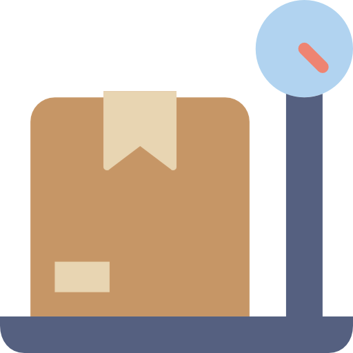 Weight scale icon