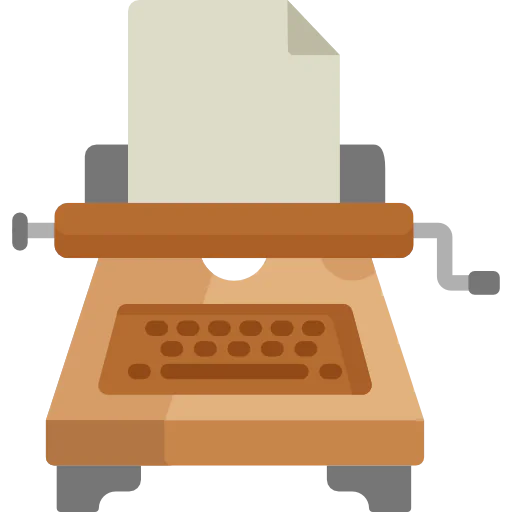 Typewriter icon