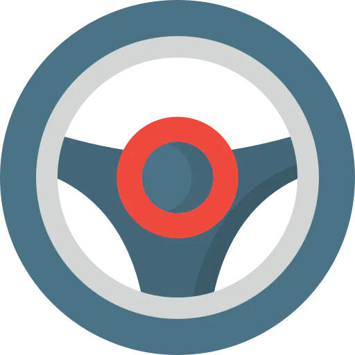 Steering wheel icon