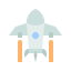 Space ship launch icône 64x64