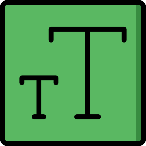Text ícono