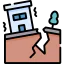 Earthquake icon 64x64