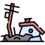 Natural disaster icon 64x64