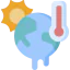 Global warming icon 64x64