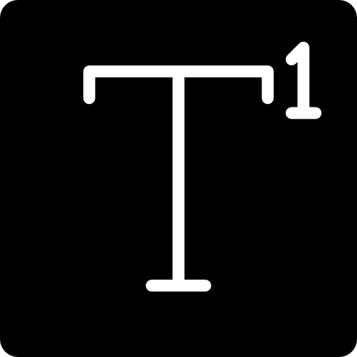 Superscript ícono
