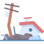 Natural disaster icon 64x64