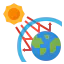 Greenhouse effect icon 64x64