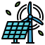 Renewable energy icon 64x64
