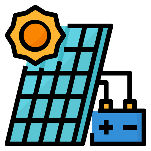 Solar panel icon