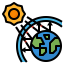 Greenhouse effect icon 64x64