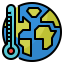 Global warming icon 64x64