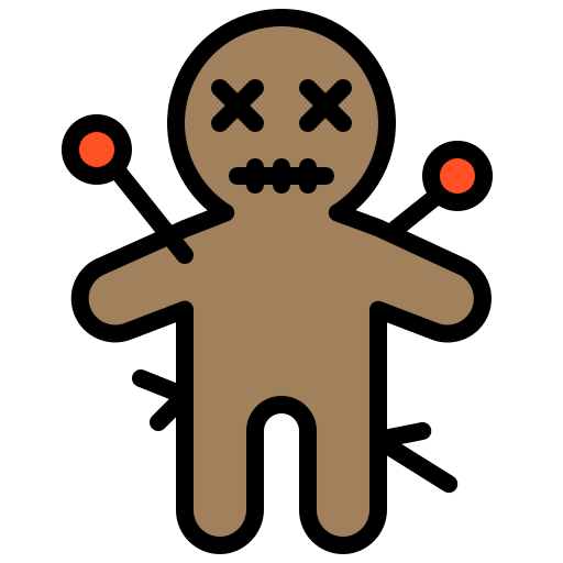 Voodoo doll icon