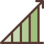Line chart icon 64x64