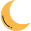 Crescent moon Ikona 64x64