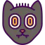 Черная кошка иконка 64x64