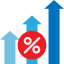 Bar chart icon 64x64