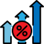 Bar chart icon 64x64