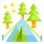 Camping icon 64x64