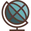 Earth globe icon 64x64