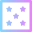 Five stars Symbol 64x64