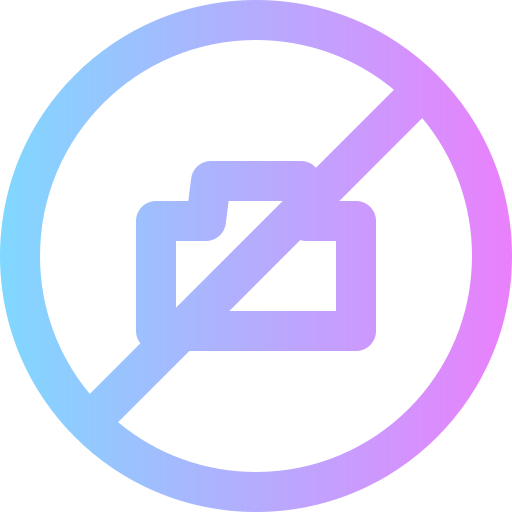 No camera icon