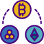 Cryptocurrencies icon 64x64