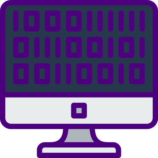 Binary code icon