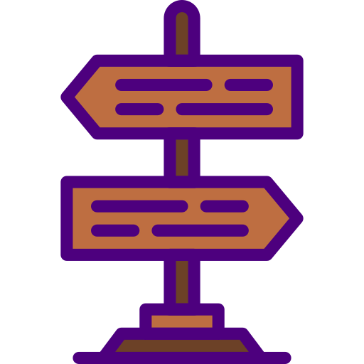 Signpost icon