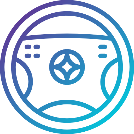 Steering wheel icon