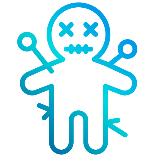 Voodoo doll icon