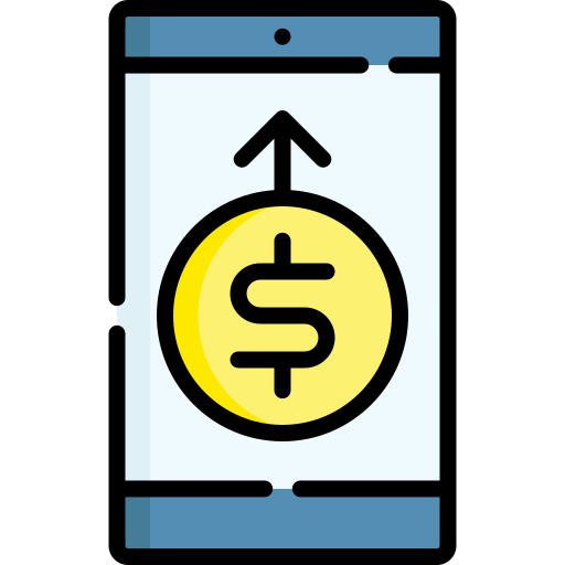Mobile banking icon
