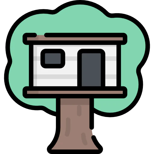 Tree house icon
