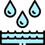 Water drops icon 64x64