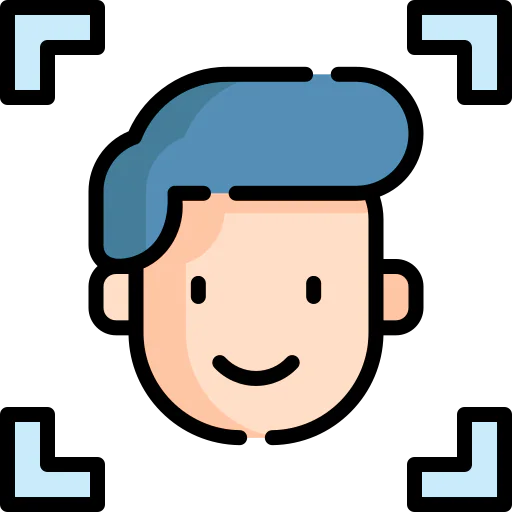 Face recognition icon