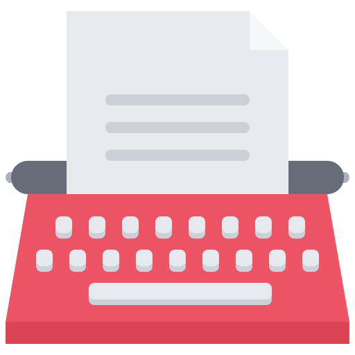 Typewriter icon