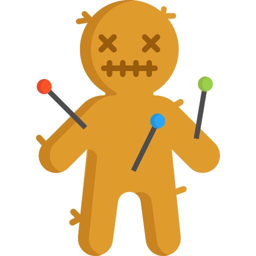 Voodoo doll icon