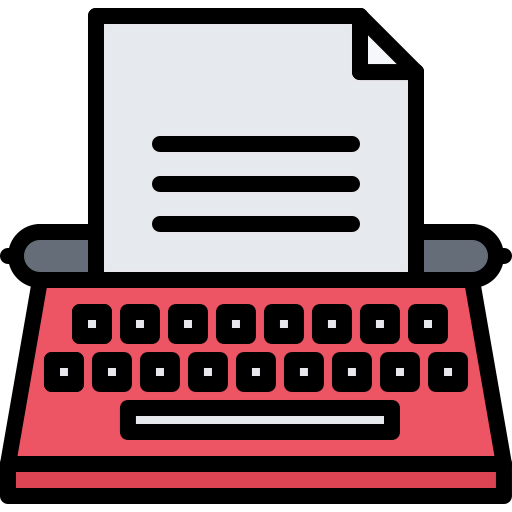 Typewriter icon