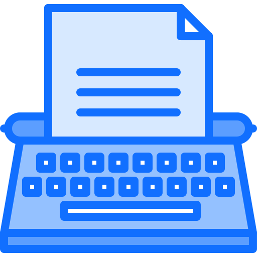 Typewriter icon