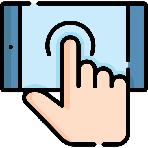 Touch screen icon