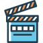 Clapperboard icon 64x64