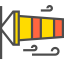 Wind flag icon 64x64