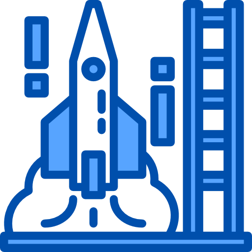 Rocket launch icon