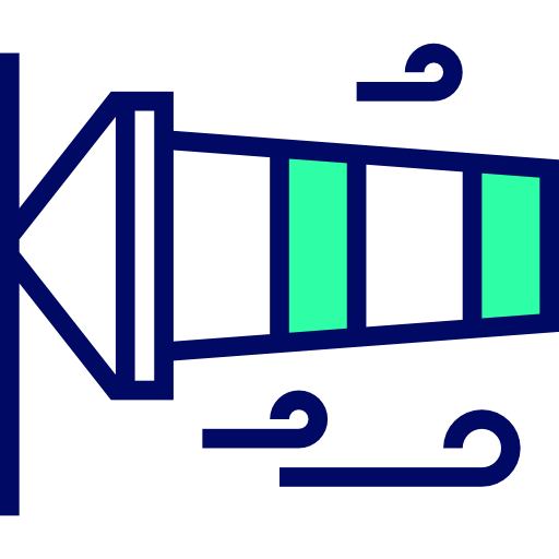 Wind flag icon