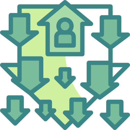 Down arrows icon