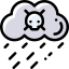 Acid rain icon 64x64