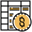 Balance sheet icon 64x64