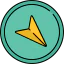 Paper plane icon 64x64