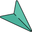 Paper plane icon 64x64