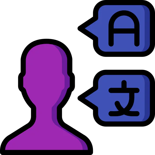 Bilingual icon